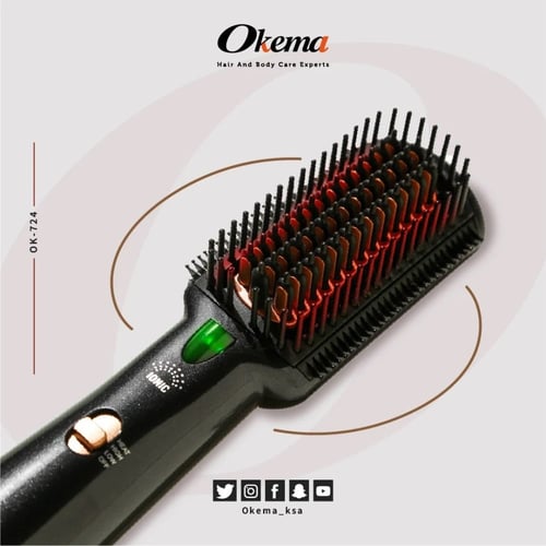 استشوار و فرشاة حرارية من اوكيما OK-724