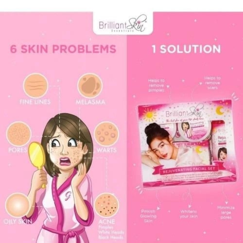 بريليانت سكين اسينشالز مجموعة رائعة لتجديد بشرة ال...