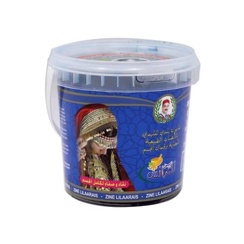 صابون مغربي للجسم بالنيلة الزرقاء والودع من الخبير...