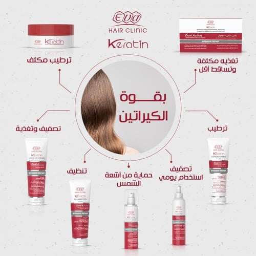 كريم تصفيف الشعر ايفا اي كيراتين - 200 مل