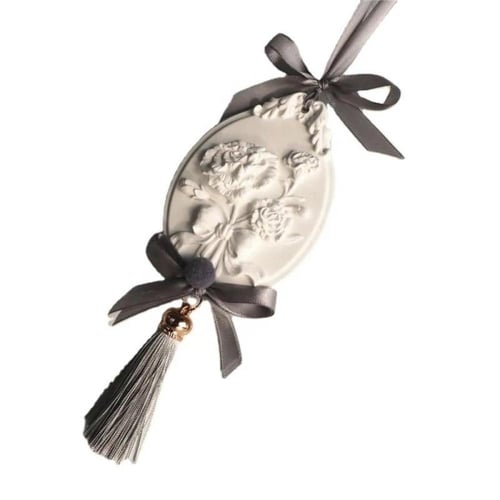 فواحة حجر مصنوعه من السيراميك ( تعليقة ) + زيت عطر...