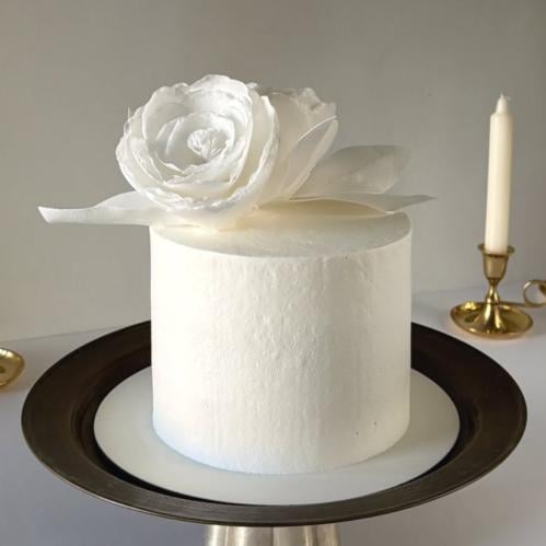 Peony Wedding Cake