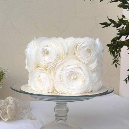 Roses Wedding Cake
