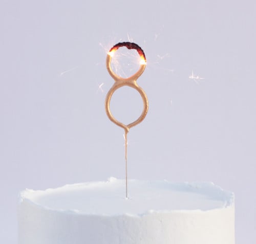 نجوم الليل على شكل رقم 1