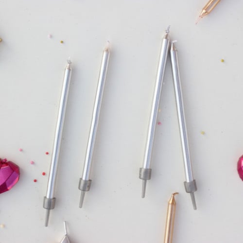 شمعة فضيّة | 10سم