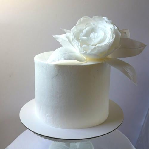 Peony Wedding Cake