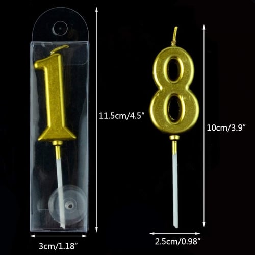 شمعة ذهبية رقم 0