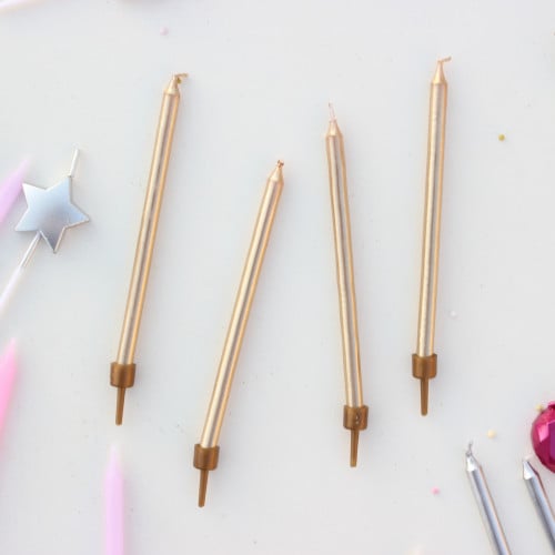 شمعة ذهبية | 10سم