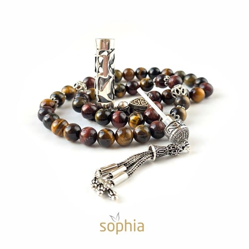 مسبحة عود & عين النمر