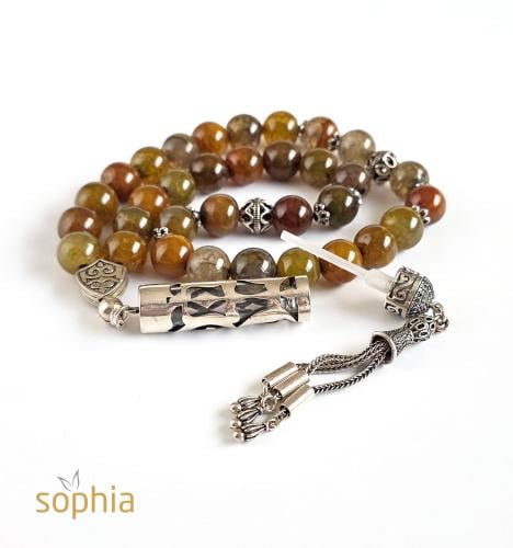 Oud & Agate Rosary