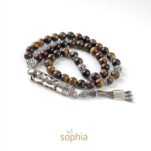 مسبحة عود & عين النمر