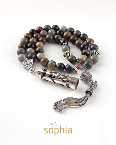 سبحة العود الطبيعي | اليشب البحري