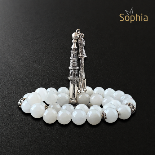 Minaret of the Prophet's Mosque & Quartz Rosary