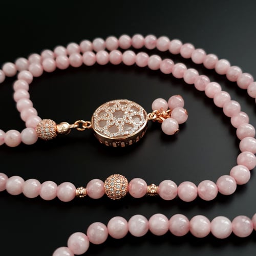 سبحة النجمة الثمانية - حجر الكوارتز