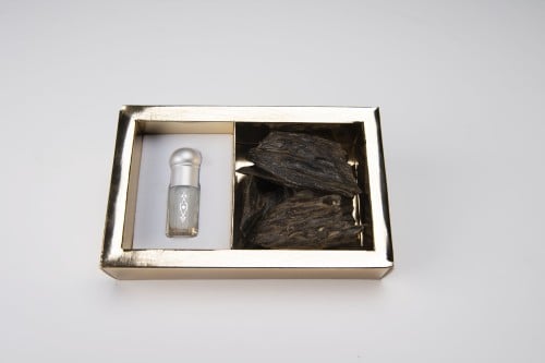 اوقية كلمنتان محسن + ربع تولة مسك ابيض