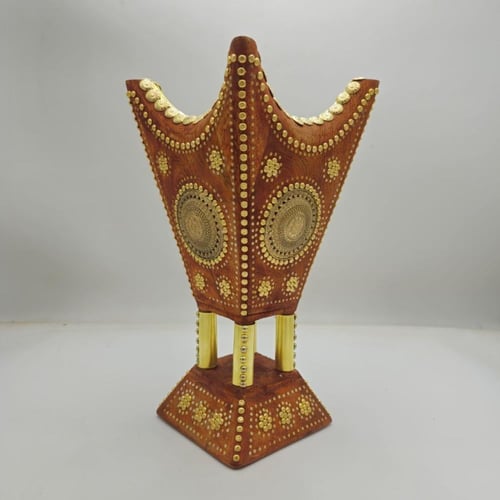 مبخرة حايلية ملكية وشغل رشم حجم كبير بني فاتح