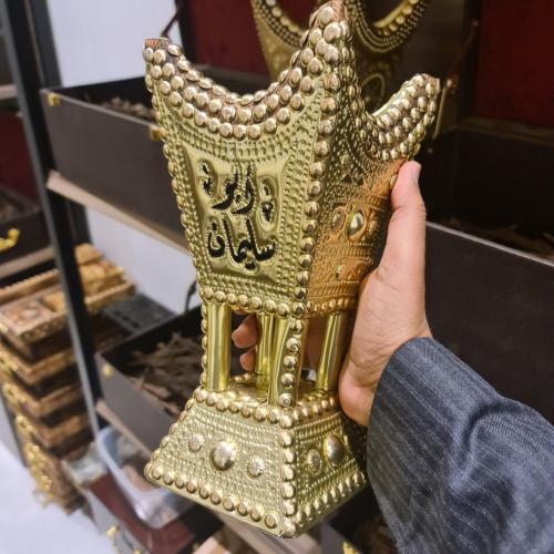 مبخرة حايلية ذهبي مقاس كبير 26 سم