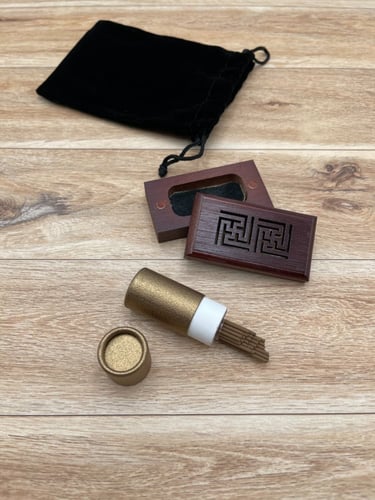 مبخرة ذكية صغيرة مع كيس مخملي