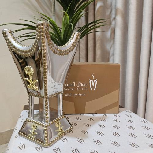مبخرة باكستانية فضية كبير جدا مقاس 29 سم