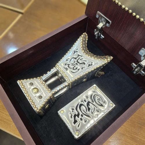 طقم إهداء مبخرة وعلبة للعود شامل التوصيل