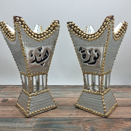 مبخرة حائلية يكتب عليها الاسم (حب الرمان) كبير جدا...