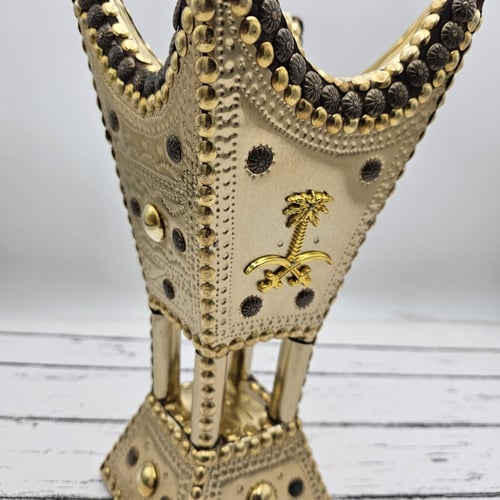 مبخرة حايلية ذهبي كبير جدا