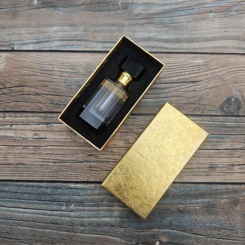 كريستالة فاخرة سعة ربع تولة ( دائرية بغطاء أسود )