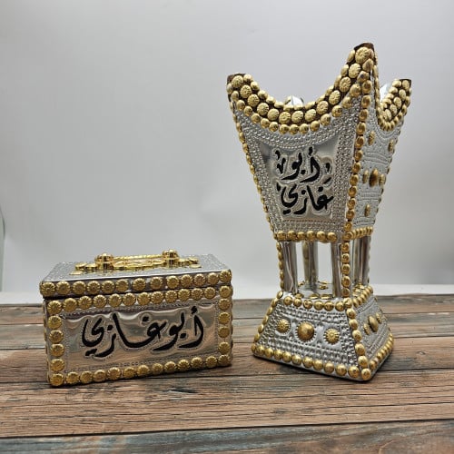 مبخرة حايلية كبيرة مع علبة العود