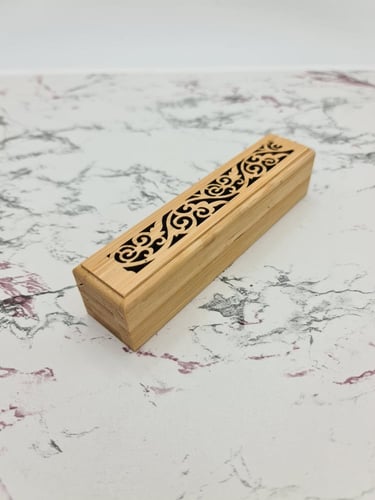 مبخرة ذكية صغيرة أم درج مع الأعواد لون بيج