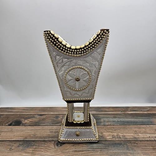 مبخرة ملكية فضي وسط