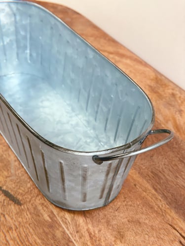 حوض معدني طولي - مقاسين