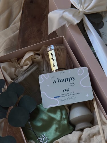 a happy set | ماتشا