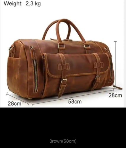 شنطة سفر جلد فنتج