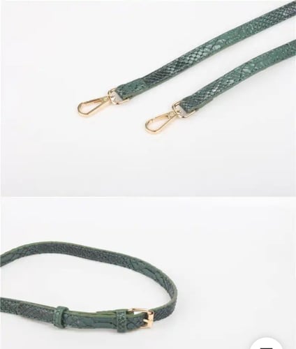 حقيبة جلد مع سير