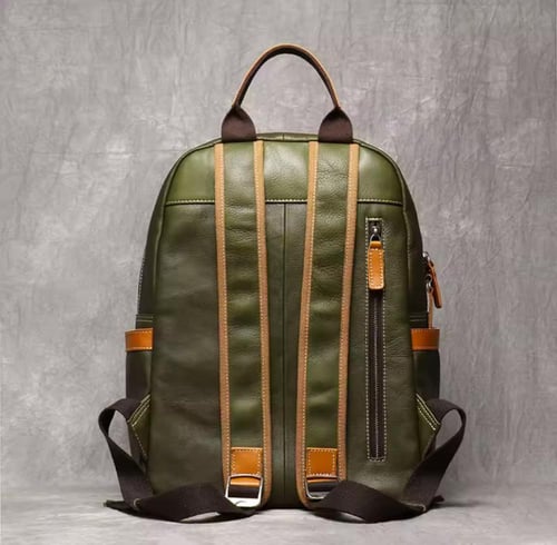 حقيبة ظهر جلد