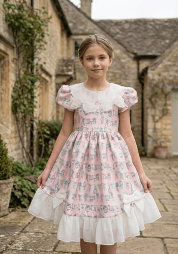 Alice land Pink dress فستان اليس لاند وردي