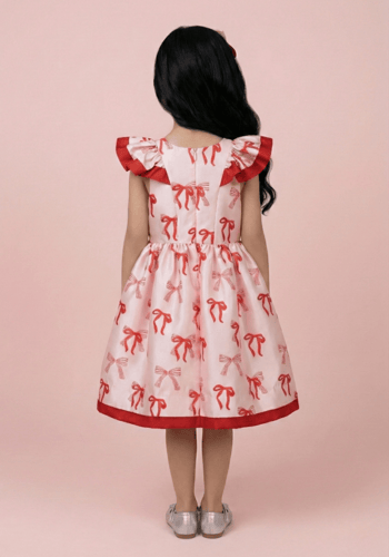 Banta bow Dress فستان بانتا بو