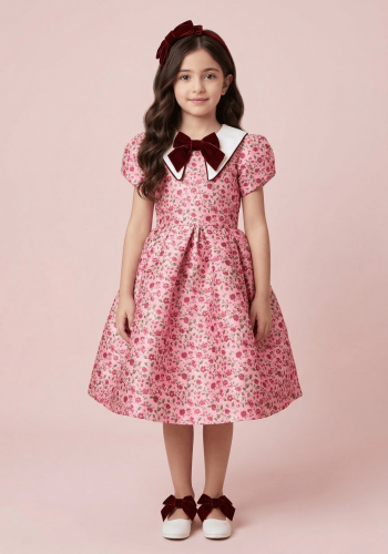 فستان كلوديا الوردي | Clodia Pink dress