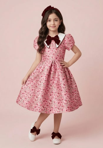 فستان كلوديا الوردي | Clodia Pink dress