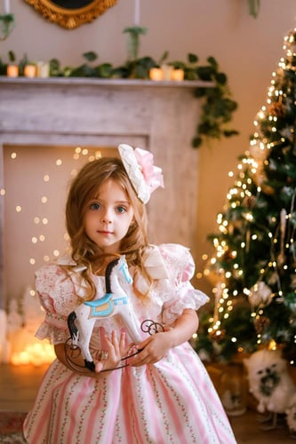 Victoria dress pink فستان فيكتوريا وردي