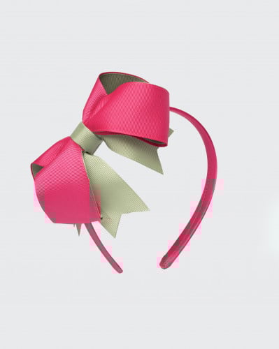 طوق باللون الفوشي والتفاحي