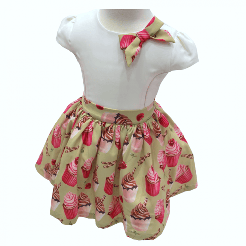 طقم كب كيك تفاحي واوف وايت