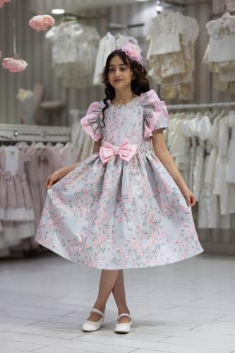 Celia Fancy dress pink فستان سيليا وردي