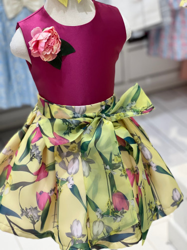 طقم فوشي واصفر 2