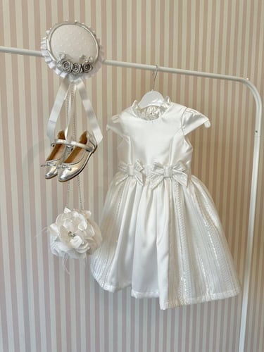 Crystal white dress فستان كريستال وايت