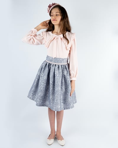 طقم وردي ورمادي Emilia