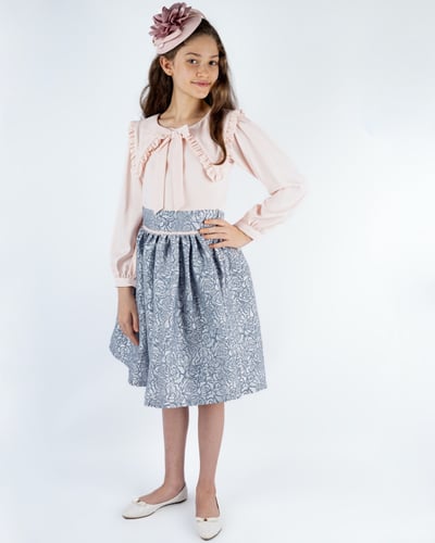 طقم وردي ورمادي Emilia