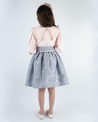 طقم وردي ورمادي Emilia