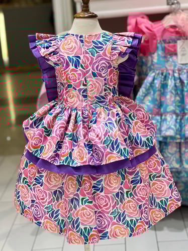 فستان Butterfly purple