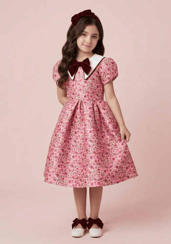 فستان كلوديا الوردي | Clodia Pink dress